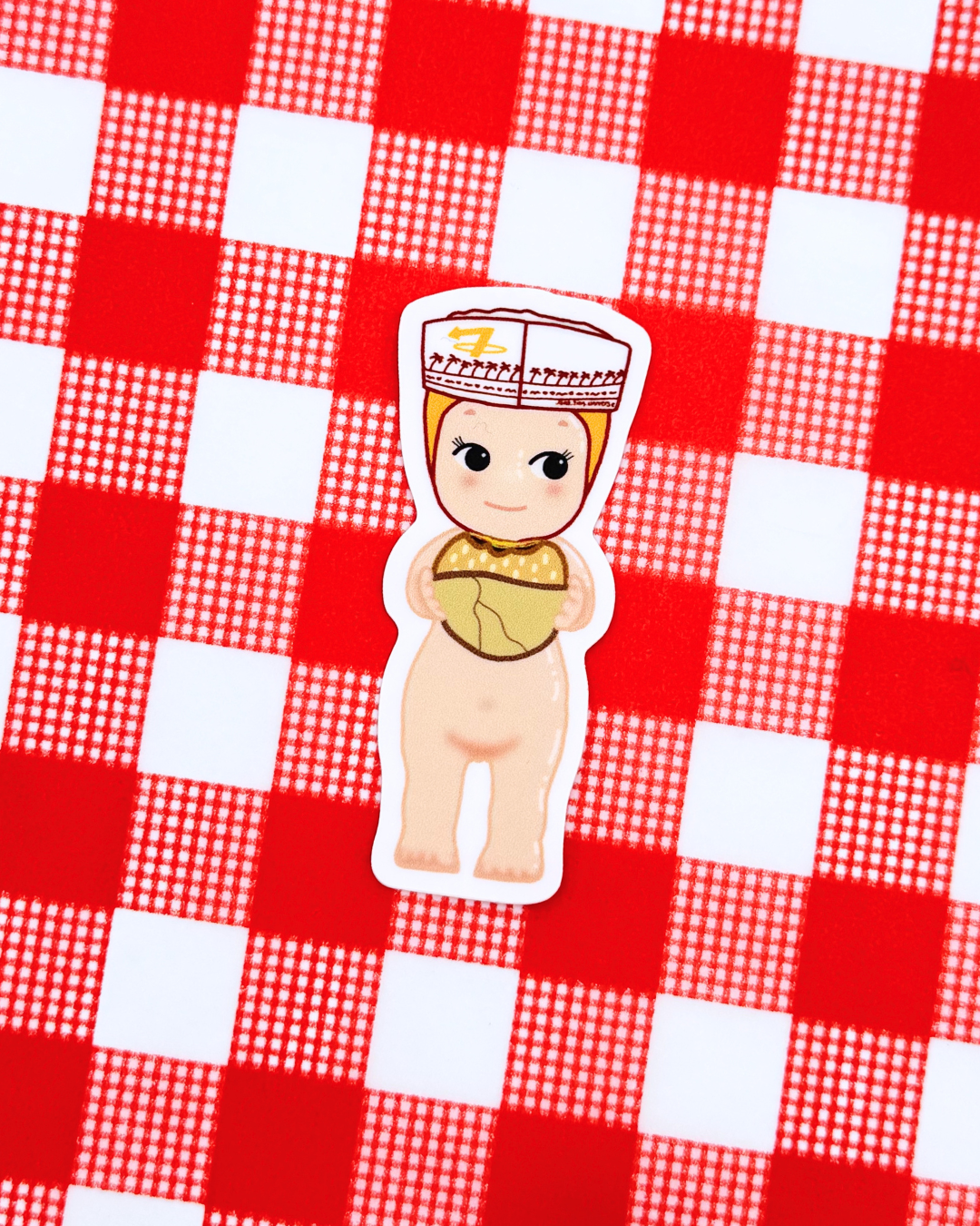 Vinyl Sticker - California Burger Trinket Angel Baby
