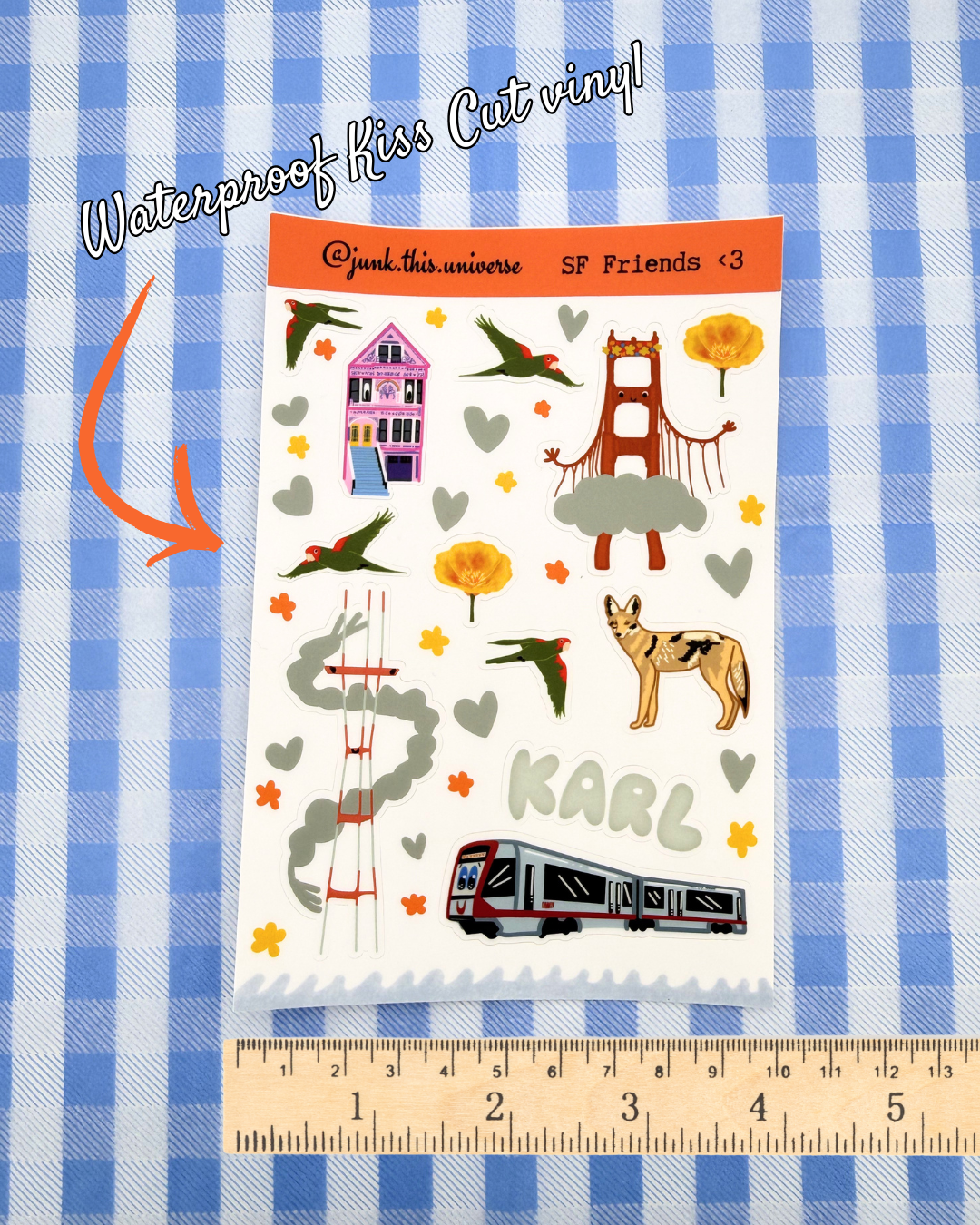 Sticker Sheet - San Francisco Friends