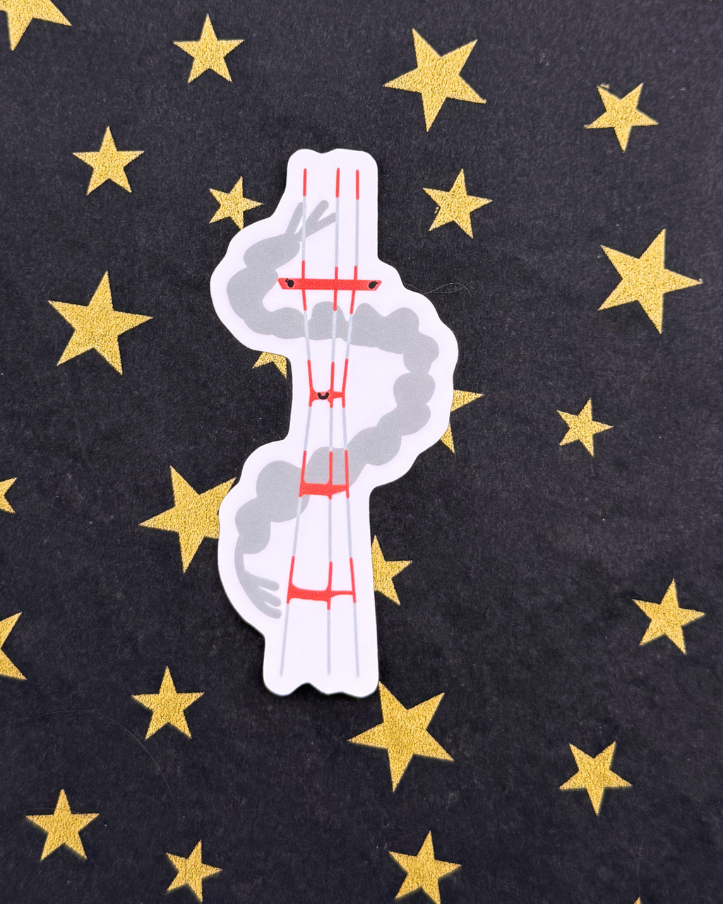 Vinyl Sticker - San Francisco Friends - Foggy Sutro Tower Friend