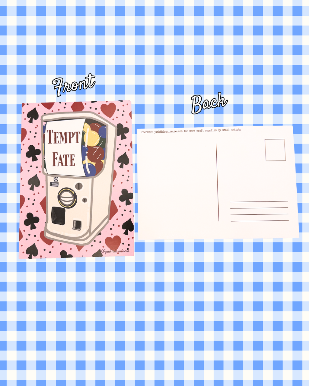5x7 Print / Postcard - Tempt Fate Capsule Machine
