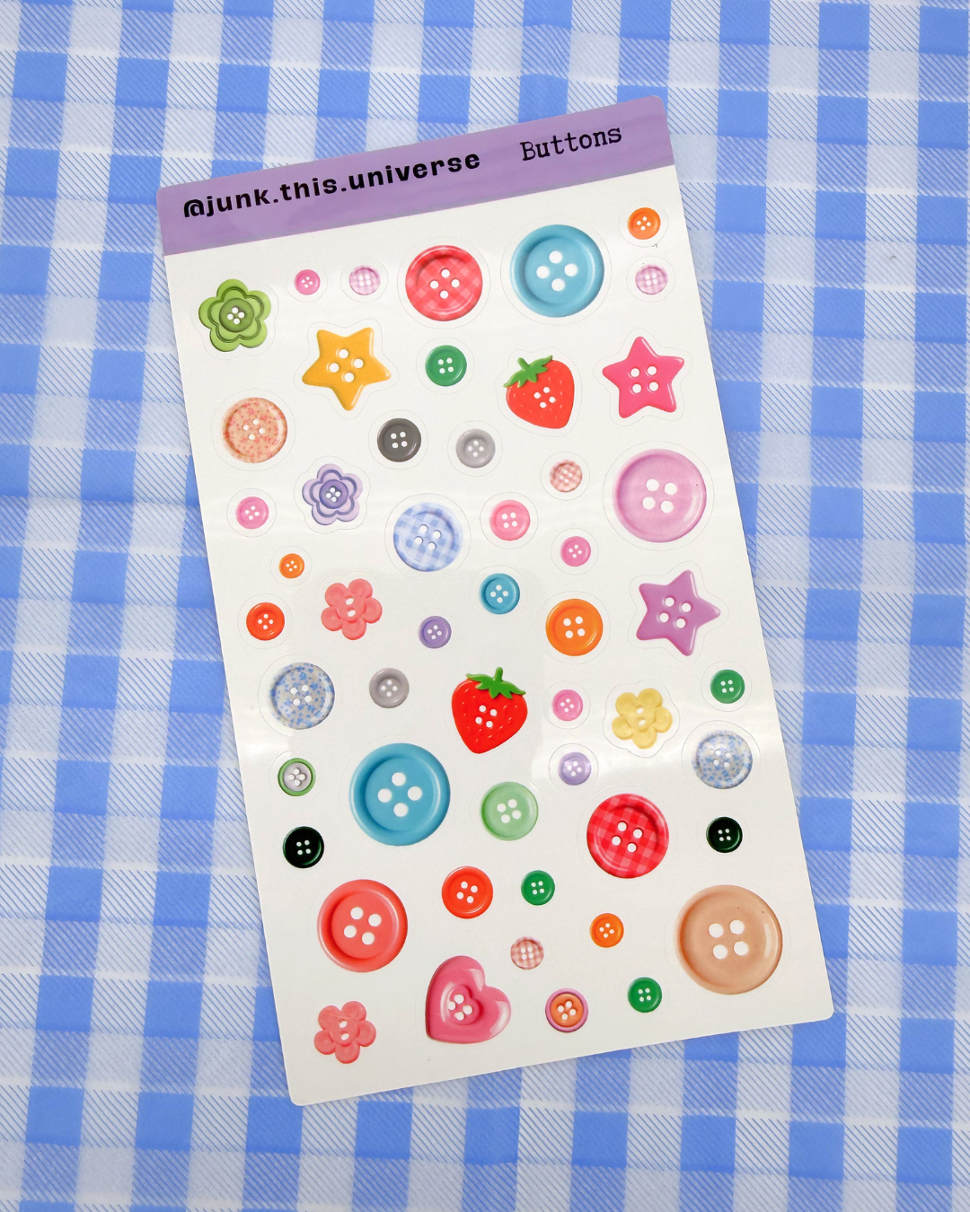 Sticker Sheet - Buttons
