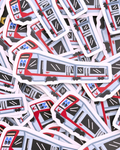 Vinyl Sticker - San Francisco Friends - Muni Train Friend