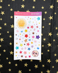 Sticker Sheet - Look Up Babe Stars, Sun, & Moon