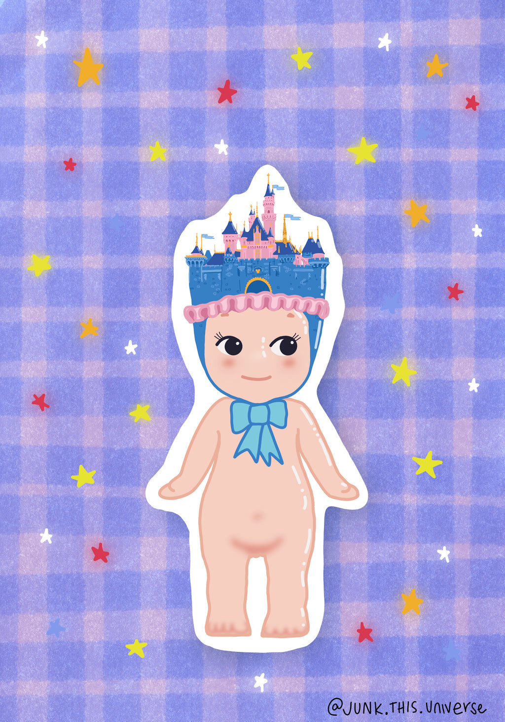 Vinyl Sticker - Fantasy Land on the Brain Trinket Angel Baby