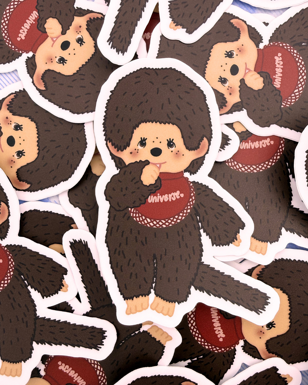 Vinyl Sticker - Nostalgic Monkey Toy