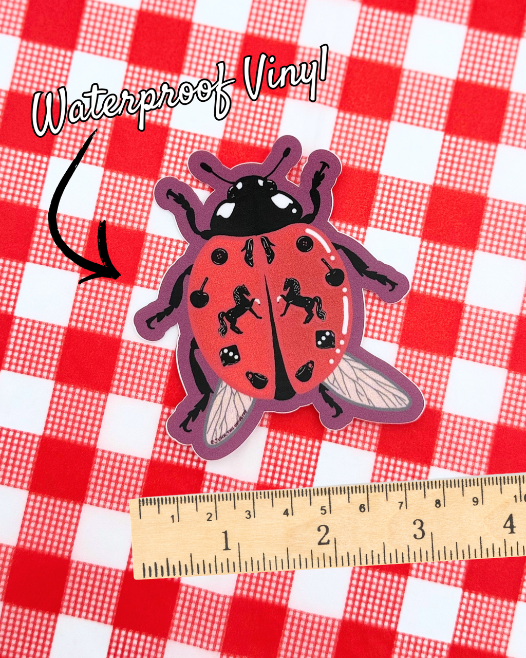 Vinyl Sticker - The Trinket Lady(bug)