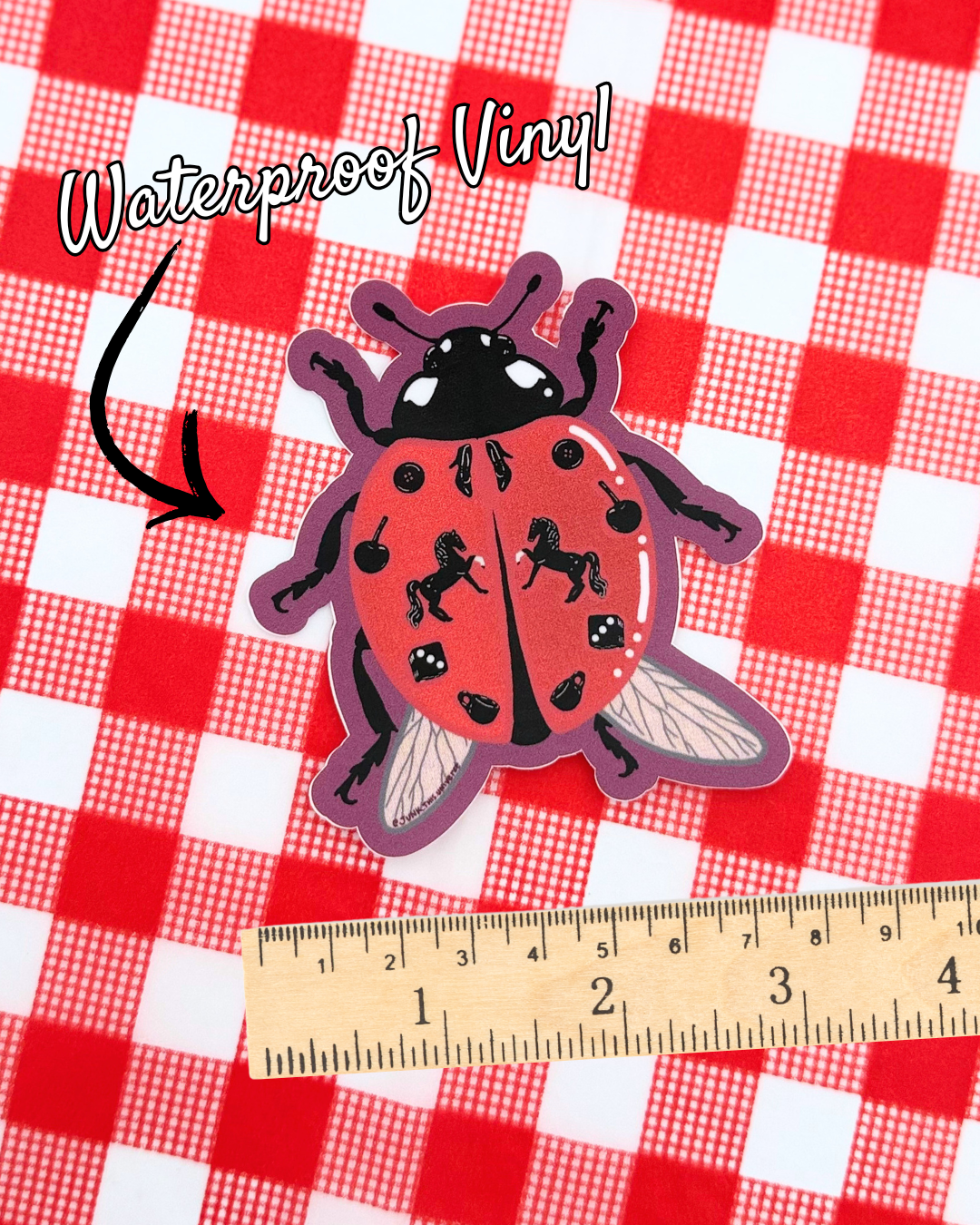 Vinyl Sticker - The Trinket Lady(bug)