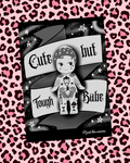 5x7 Print / Postcard - Cute But Tough Babe - Tattooed Trinket Angel Baby