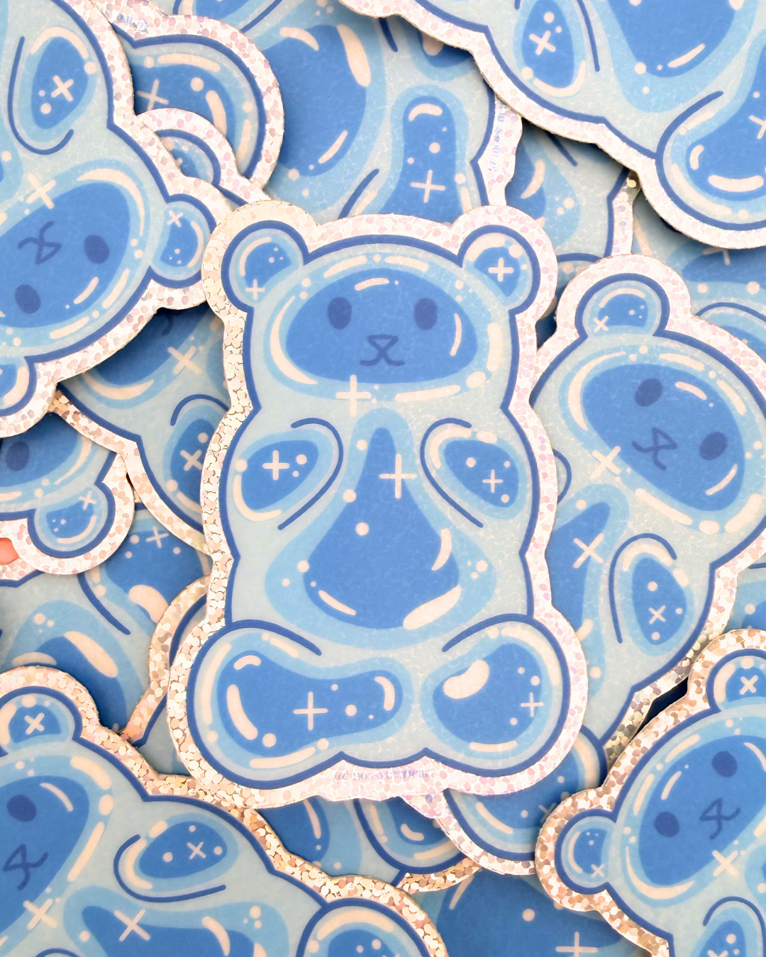 Vinyl Sticker - Gummi Bear Blue Raspberry