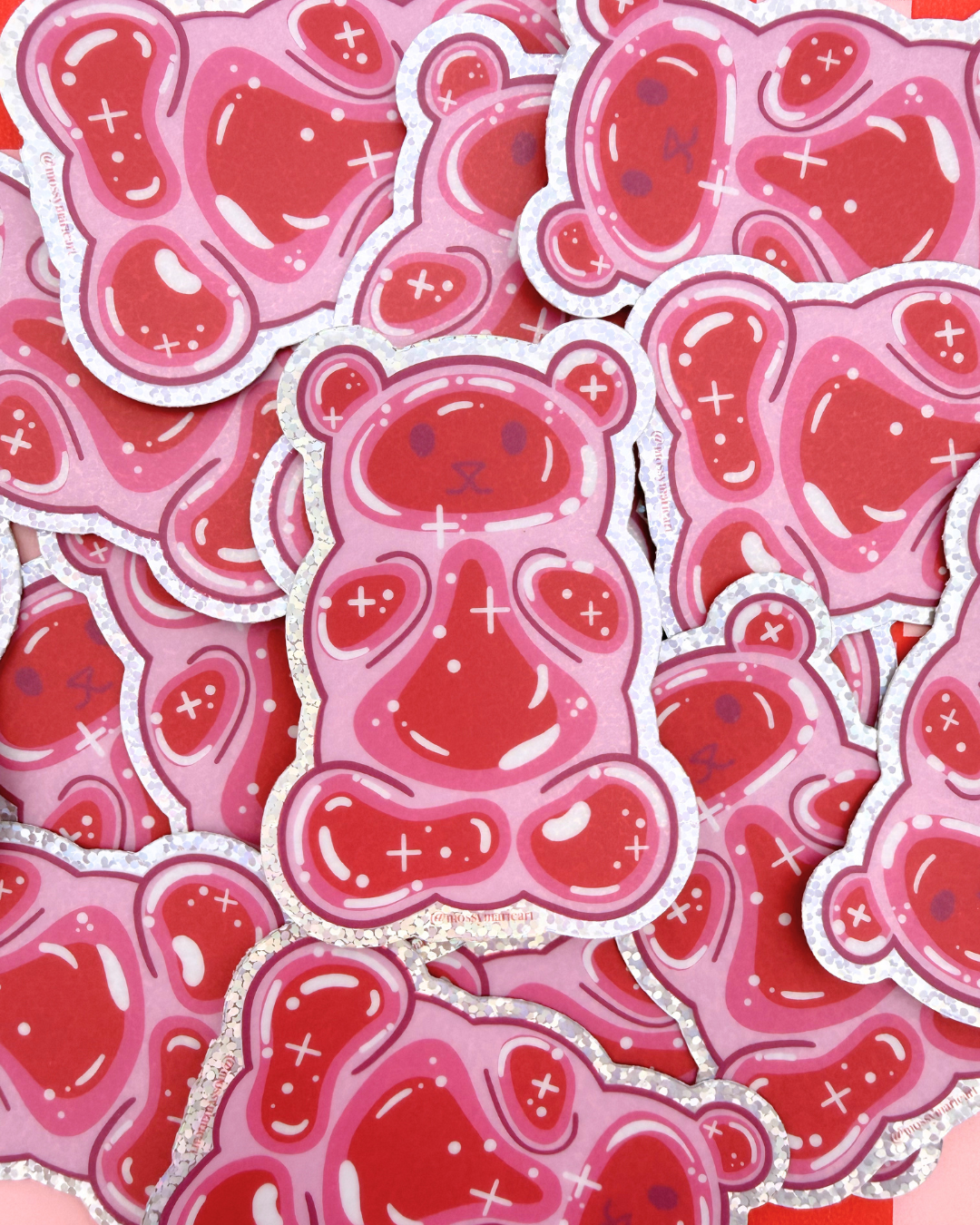 Vinyl Sticker - Gummi Bear Strawberry