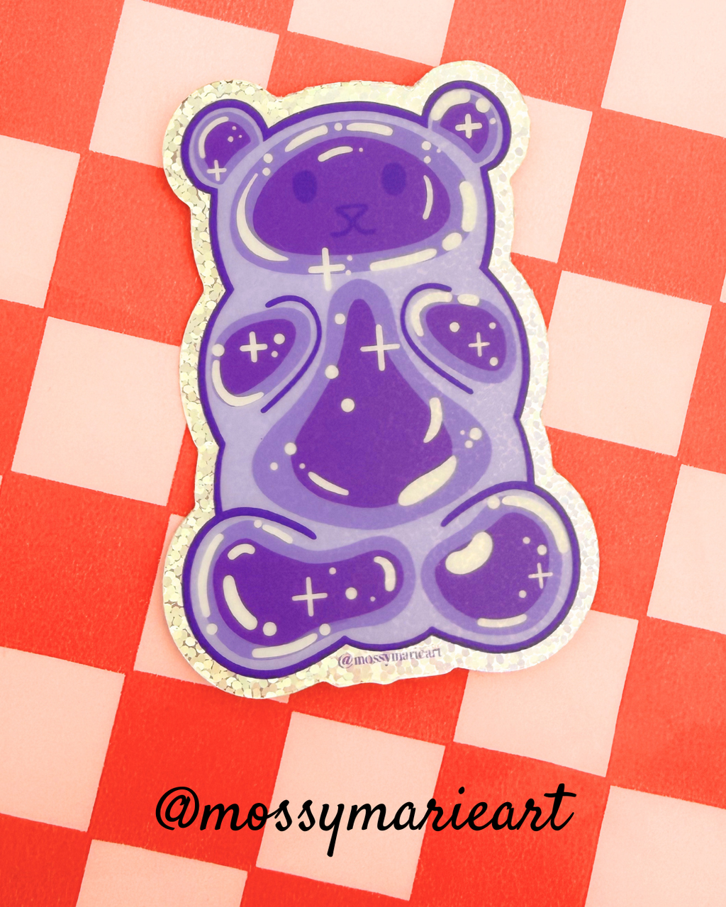 Vinyl Sticker - Gummi Bear Purple