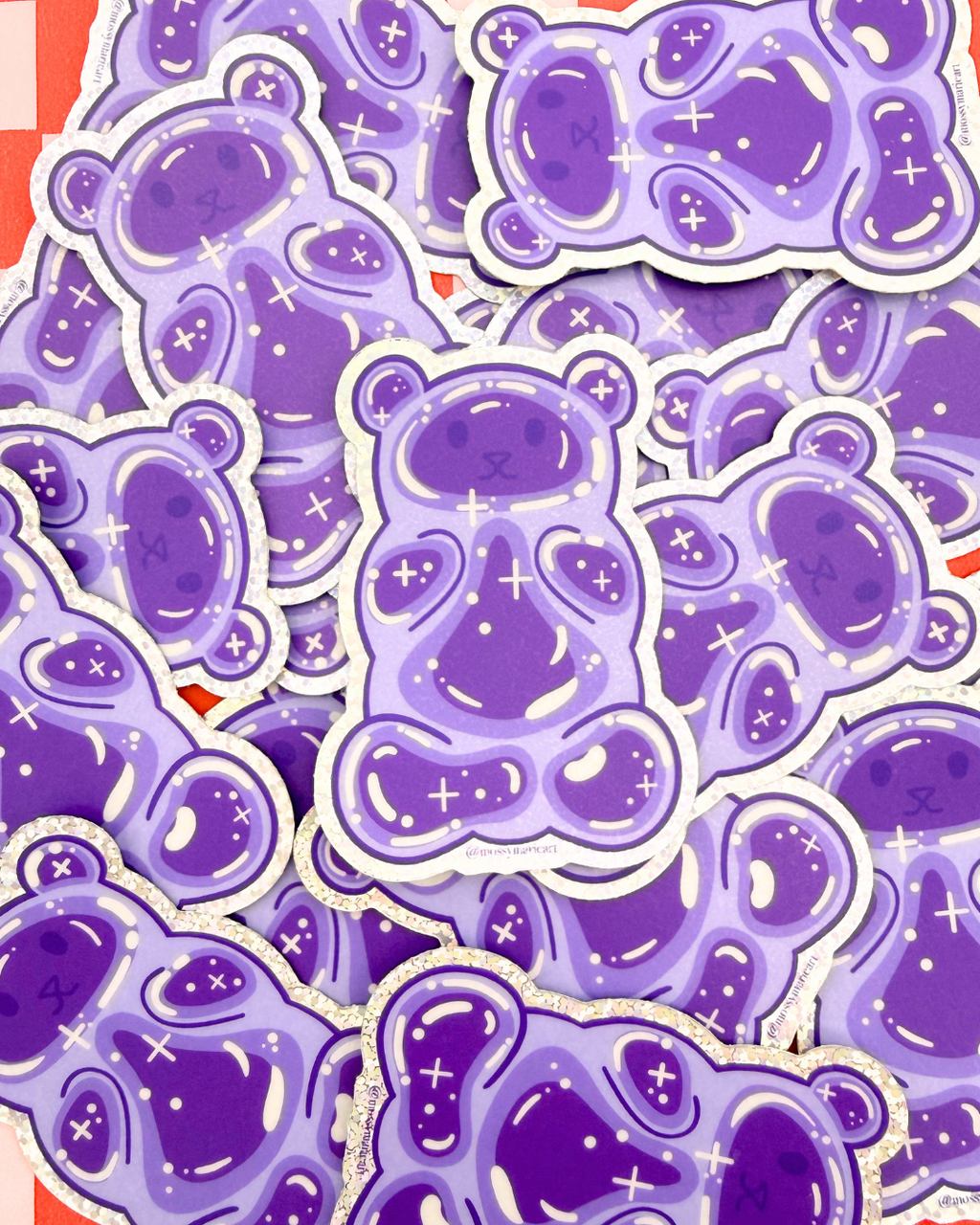 Vinyl Sticker - Gummi Bear Purple