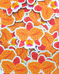 Vinyl Sticker - Whimsical Orchid