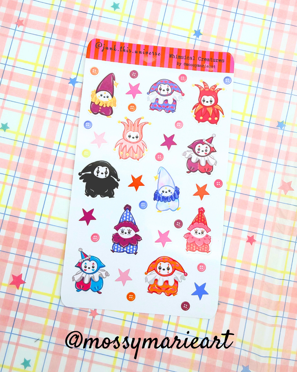 Sticker Sheet - Whimsical Creatures