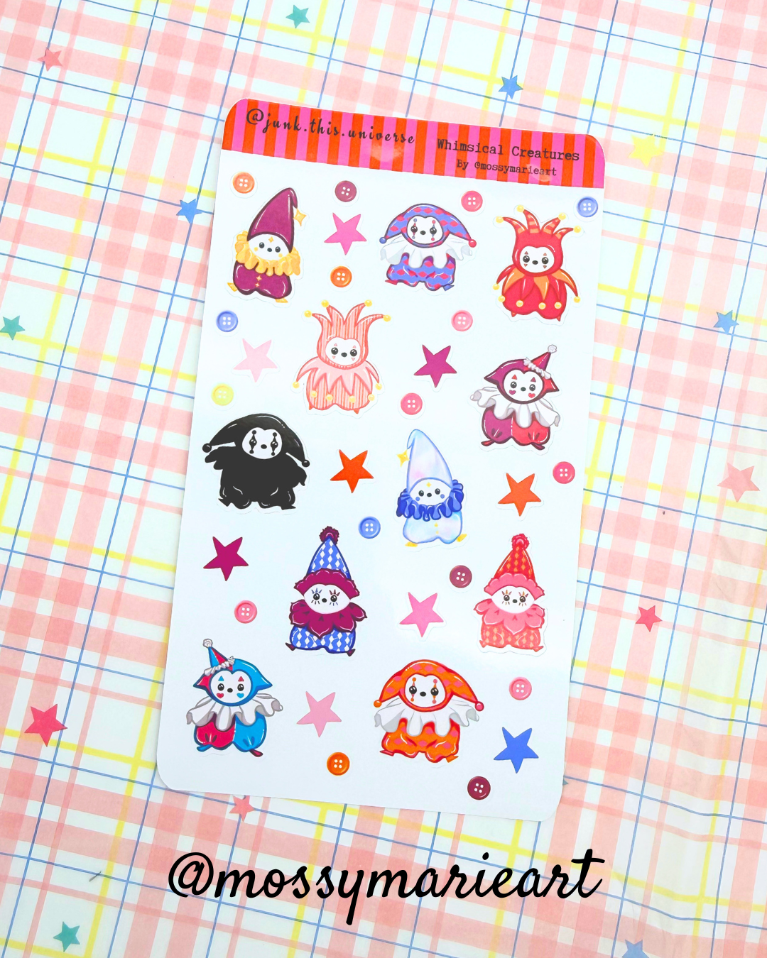 Sticker Sheet - Whimsical Creatures