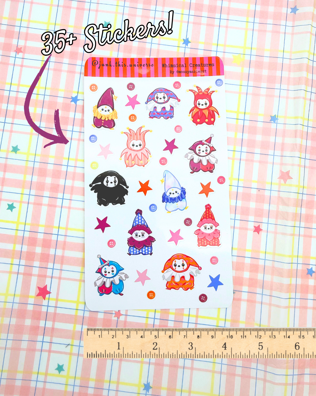 Sticker Sheet - Whimsical Creatures