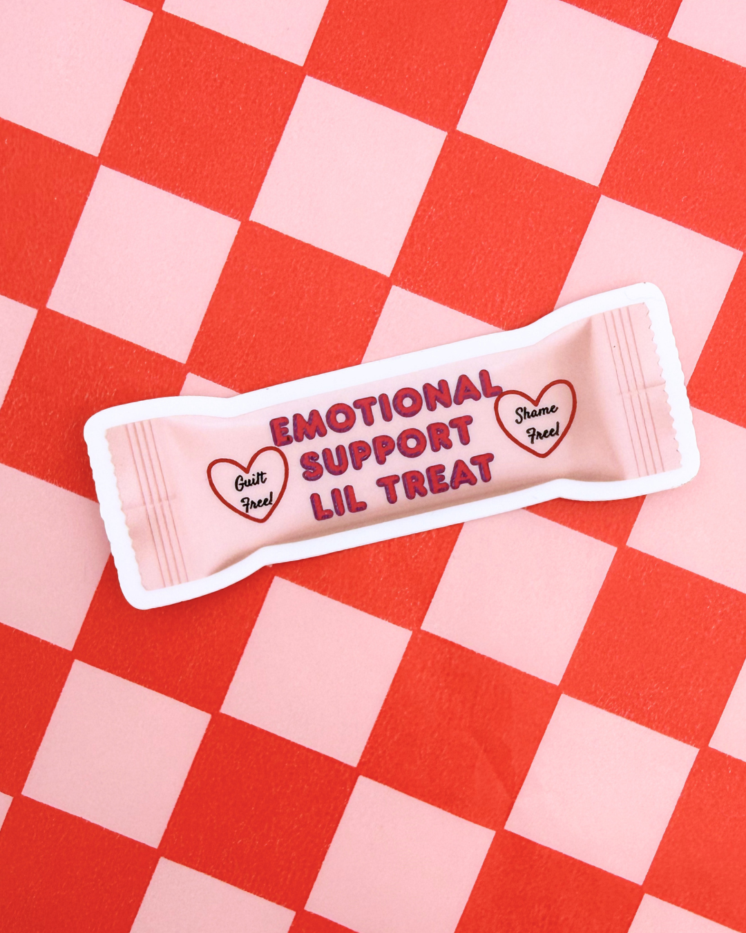 Vinyl Sticker - Candy Emotional Support Treat