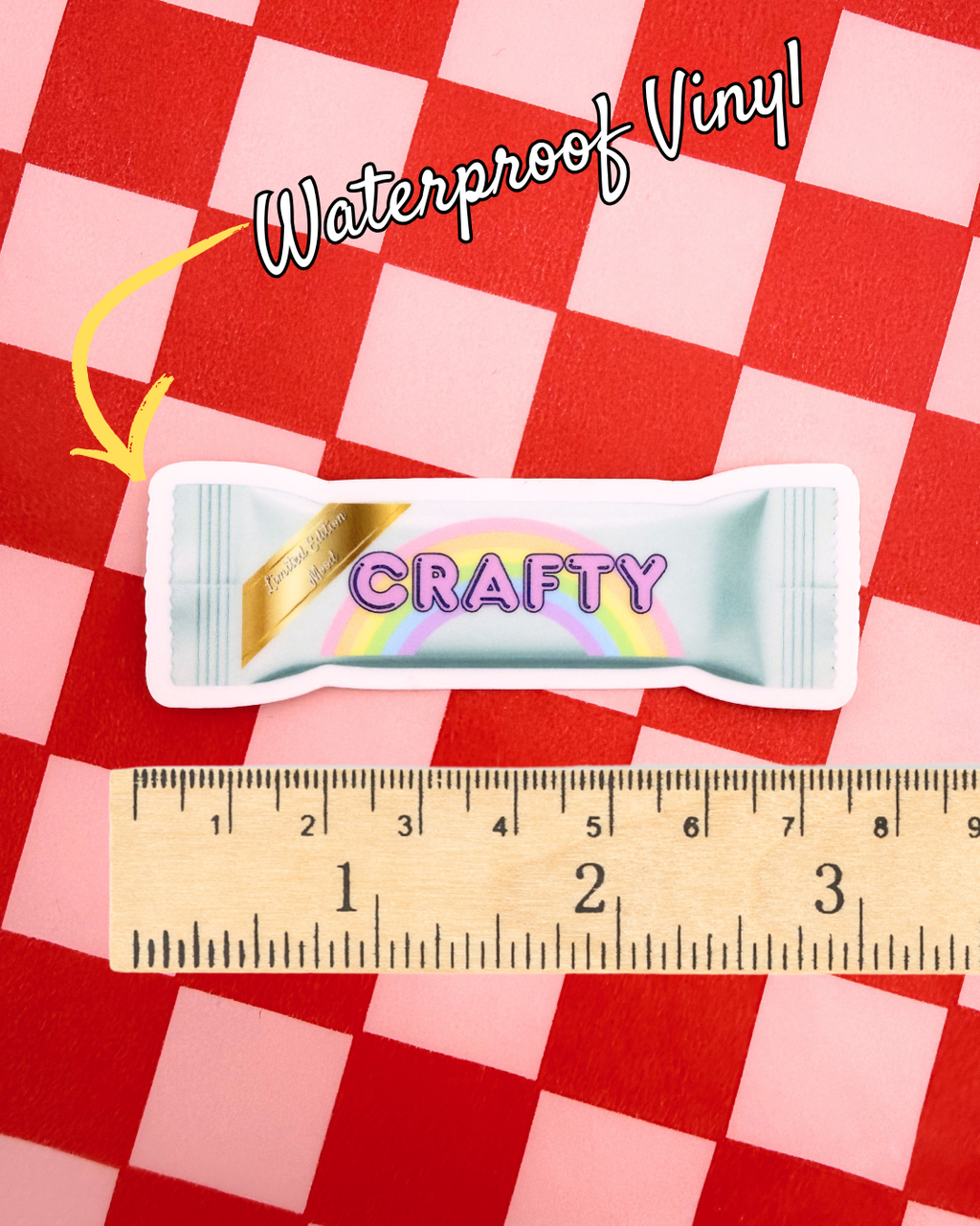 Vinyl Sticker - Candy Bars - CRAFTY