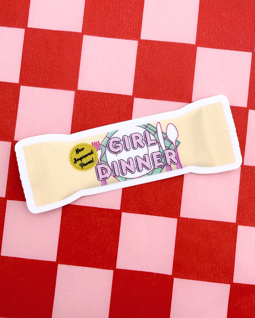 Vinyl Sticker - Candy Bar - Girl Dinner