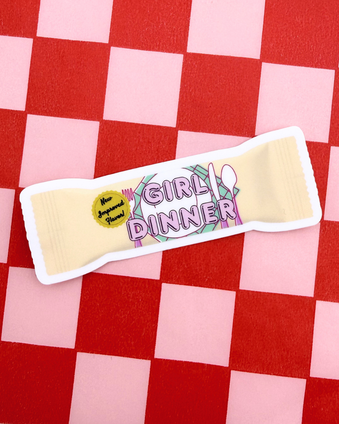Vinyl Sticker - Candy Bar - Girl Dinner