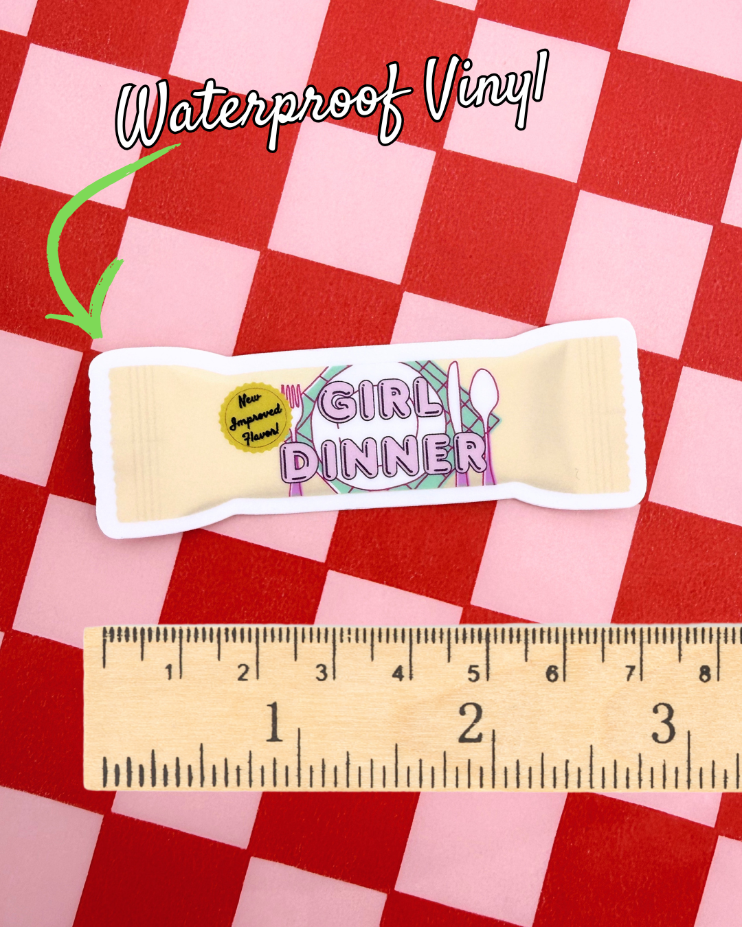 Vinyl Sticker - Candy Bar - Girl Dinner