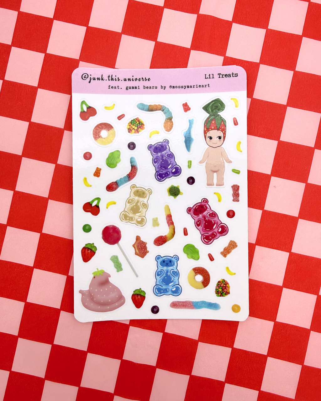 Sticker Sheet - Lil Treats - Candy