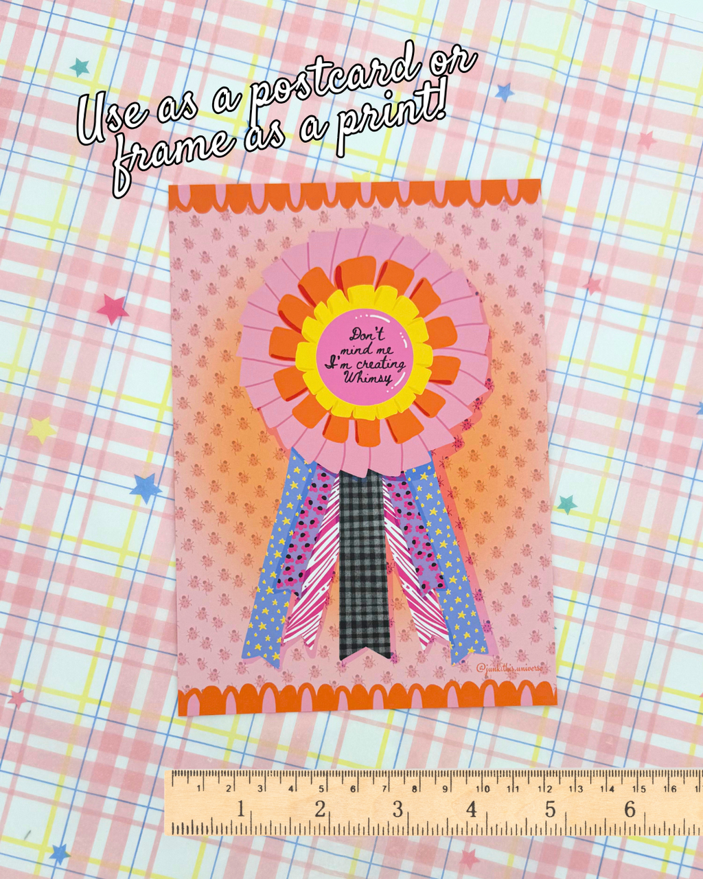 5x7 Print / Postcard - Don't mind me I'm creating Whimsy