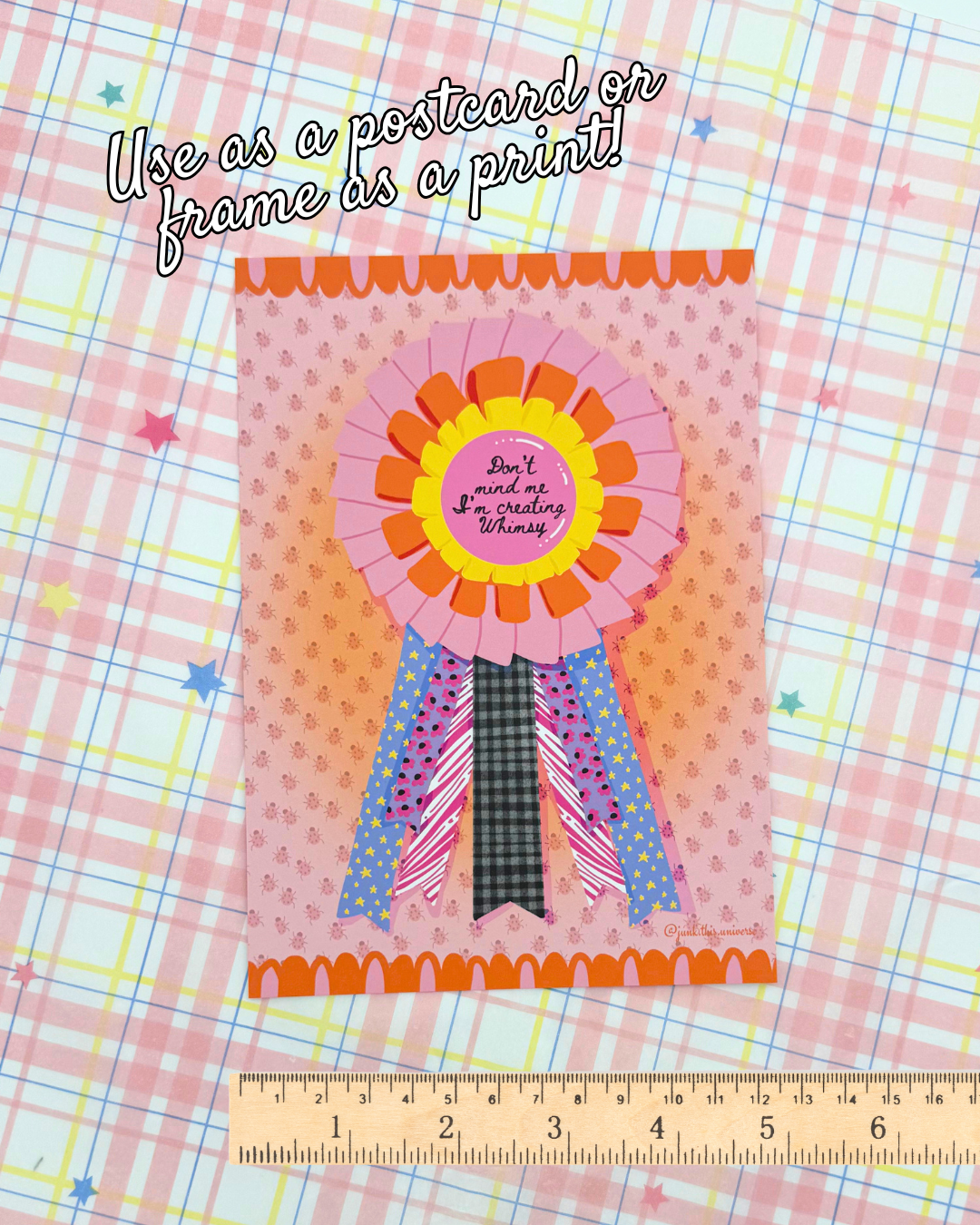 5x7 Print / Postcard - Don't mind me I'm creating Whimsy