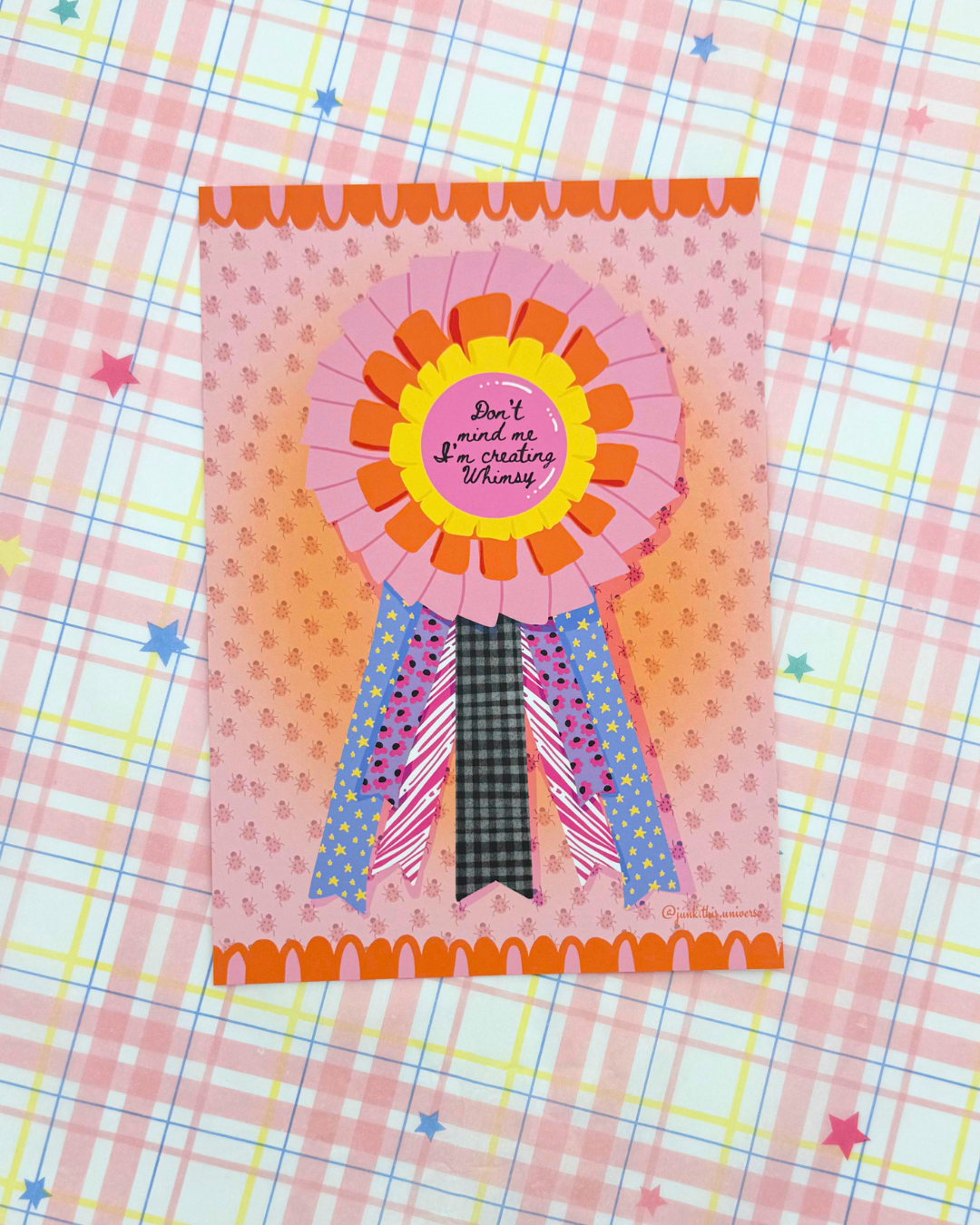 5x7 Print / Postcard - Don't mind me I'm creating Whimsy