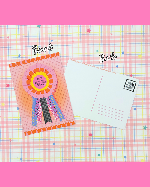 5x7 Print / Postcard - Don't mind me I'm creating Whimsy