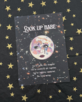 5x7 Print / Postcard - Look Up Babe Affirmations