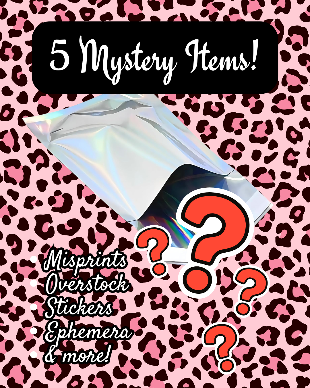 Mystery Misprints & Overstock! 5 items for $5