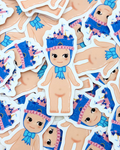 Vinyl Sticker - Fantasy Land on the Brain Trinket Angel Baby
