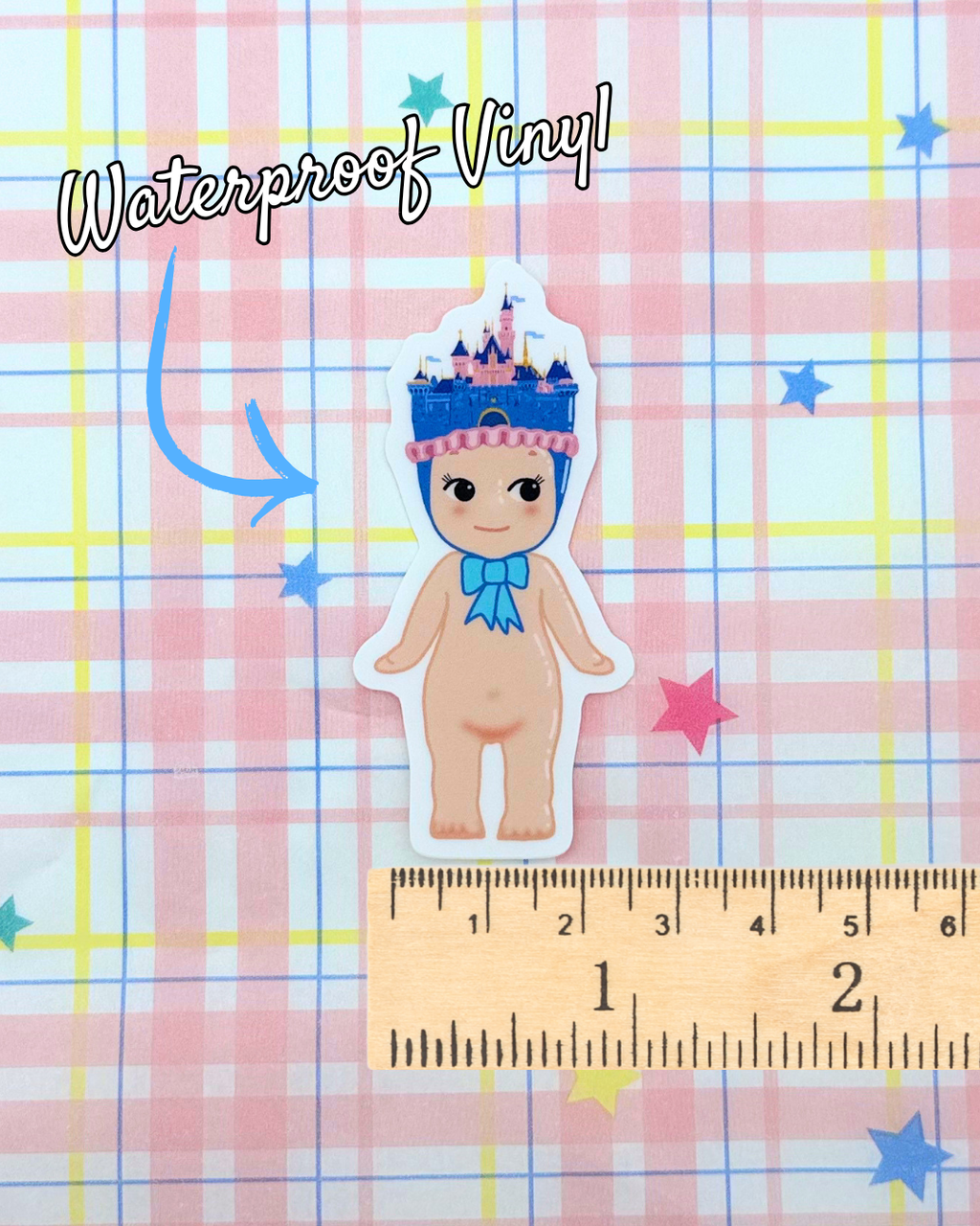 Vinyl Sticker - Fantasy Land on the Brain Trinket Angel Baby