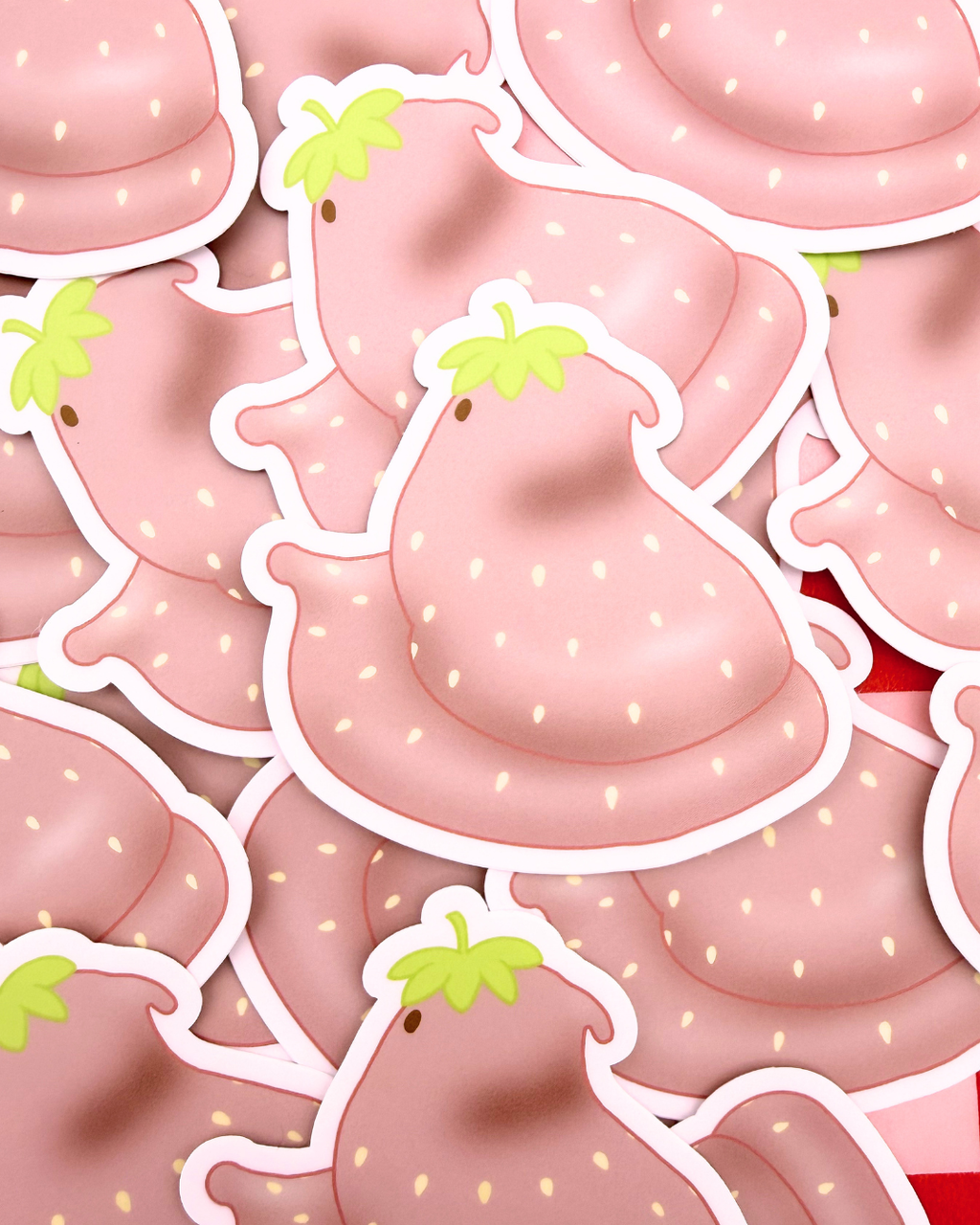 Vinyl Sticker - Strawberry Marshmallow Bird
