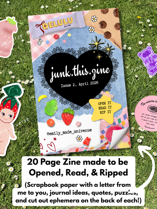 Junk.this.zine Issue 2 - April 2026 - Lil Treats
