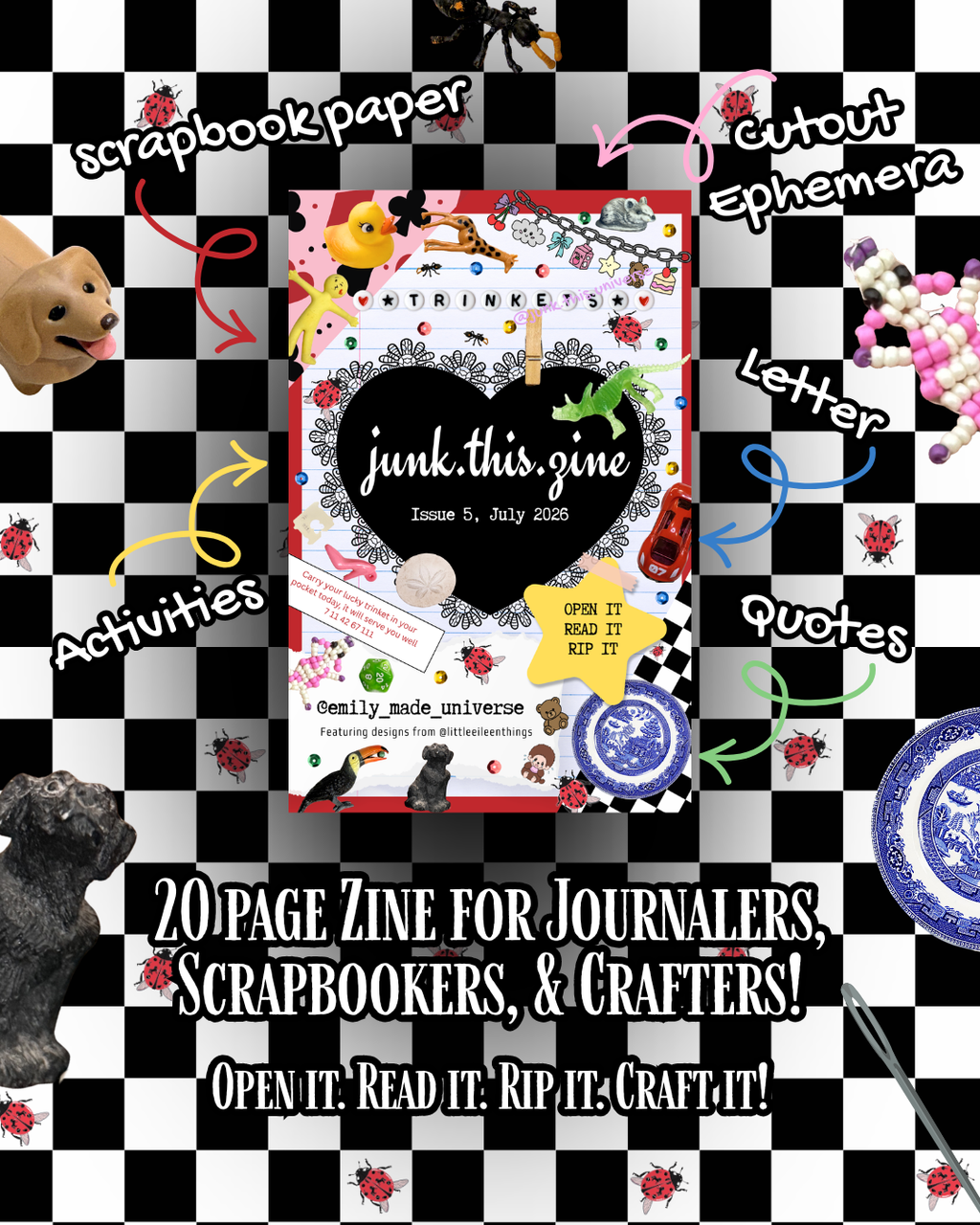 Junk.this.zine Issue 5 - July 2026 - Trinkets